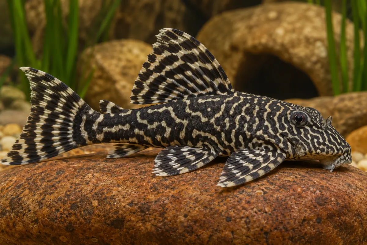 King-Tiger L066 (Hypancistrus sp. L066) im Aquarium