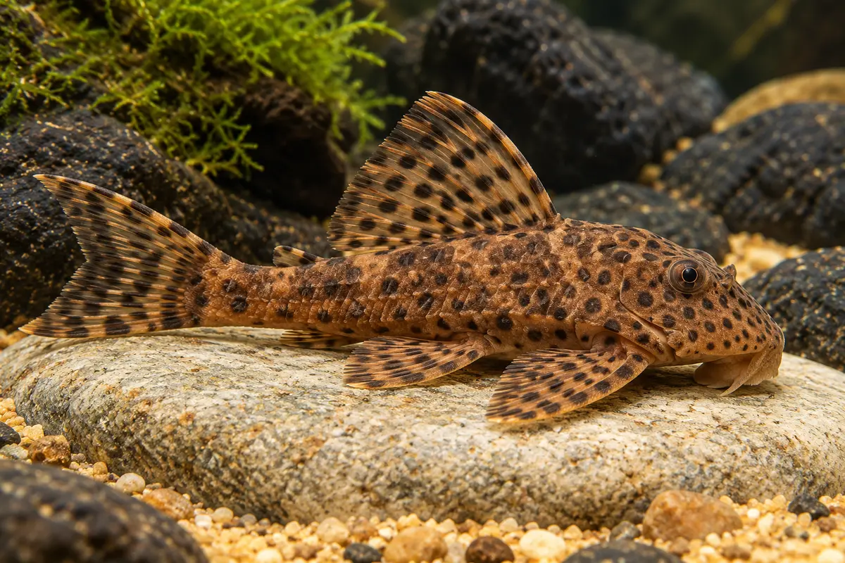 L006 (Peckoltia oligospila) im Aquarium