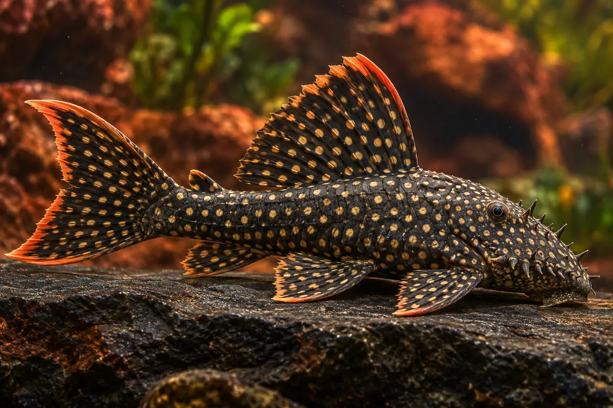 L114 (Pseudacanthicus cf. leopardus) im Aquarium
