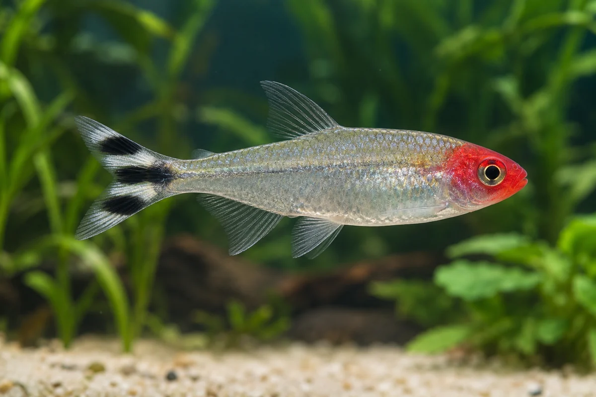 Illustration: Rotkopfsalmler (Petitella bleheri)